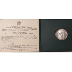 1000 LIRE IN ARGENTO 1977 COMMEMORATIVA DEL VI CENTENARIO NASCITA BRUNELLESCHI 